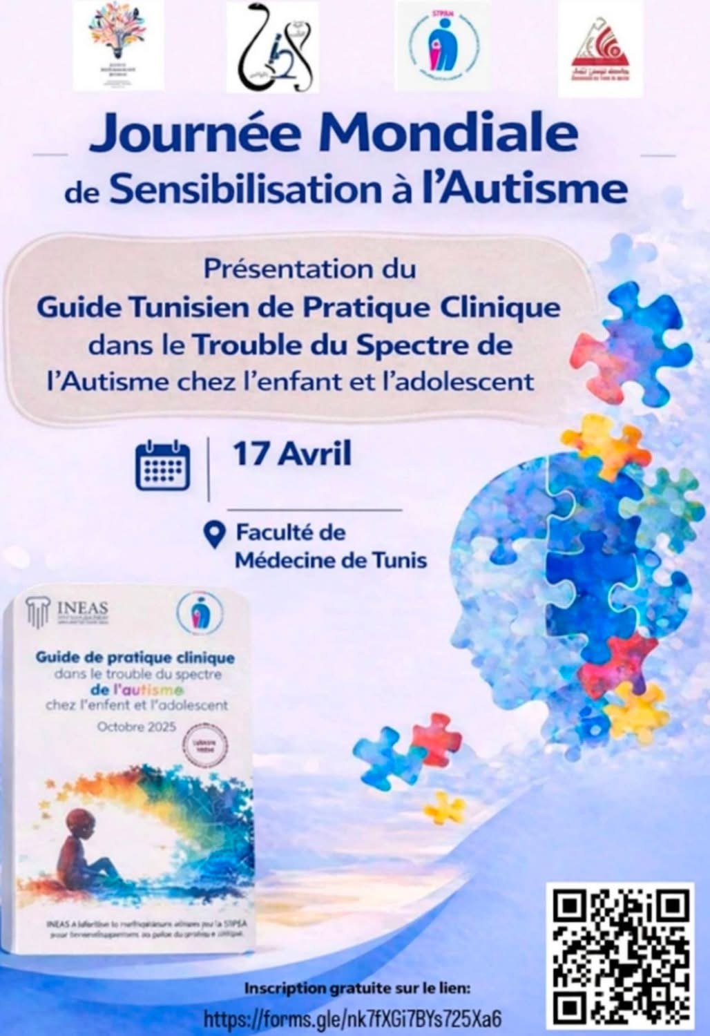 Journée Mondiale de Sensibilisation à l’Autisme : Lancement du Guide Tunisien de Pratique Clinique
